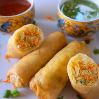 Vegetable Spring Roll Recipe - Quick and Easy - Babs Projects