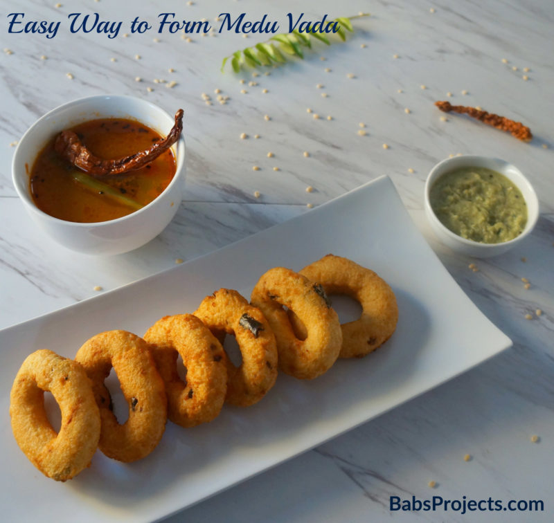 New and Easy Way to Make Medu Vada - South Indian Breakfast Food